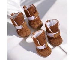 Lamsfluwelen honden schoen