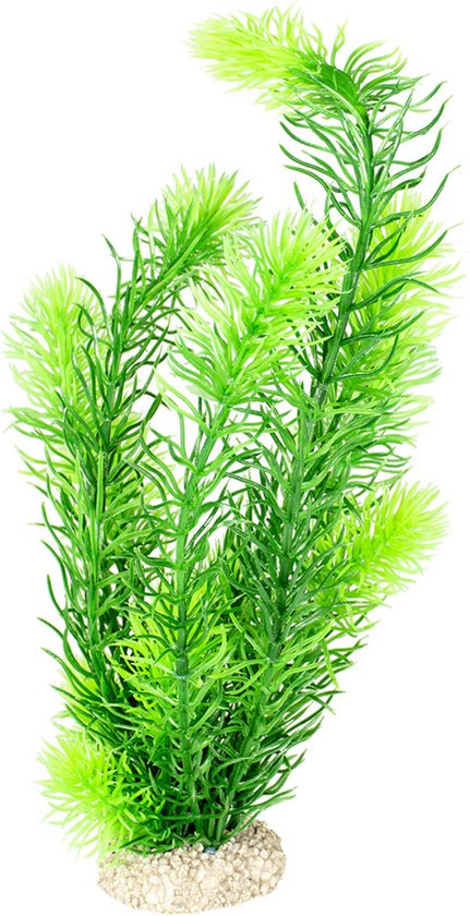 Aqua Della Decor Plant Hornwort - Aquarium - Kunstplant - 32 cm Donkergroen