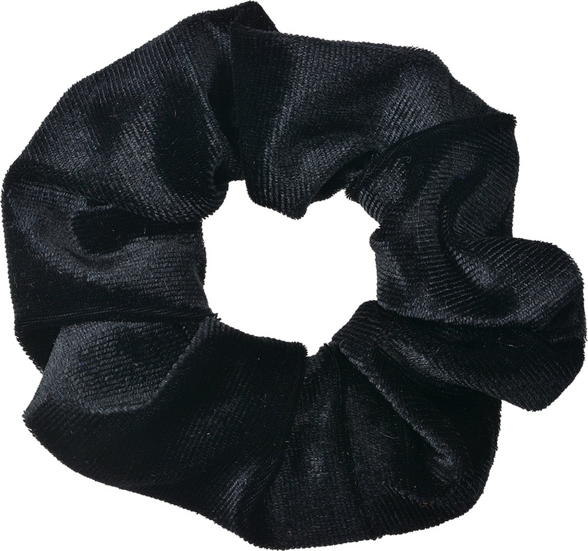 Clayre & Eef Haarelastiek Ø 10 cm Zwart Velours