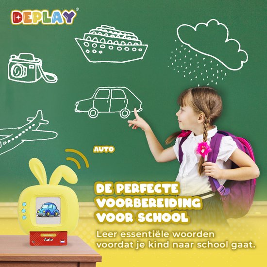 DEPLAY Praatkaarten - Het Spel om Nederlandse en Engelse Woordjes te Leren