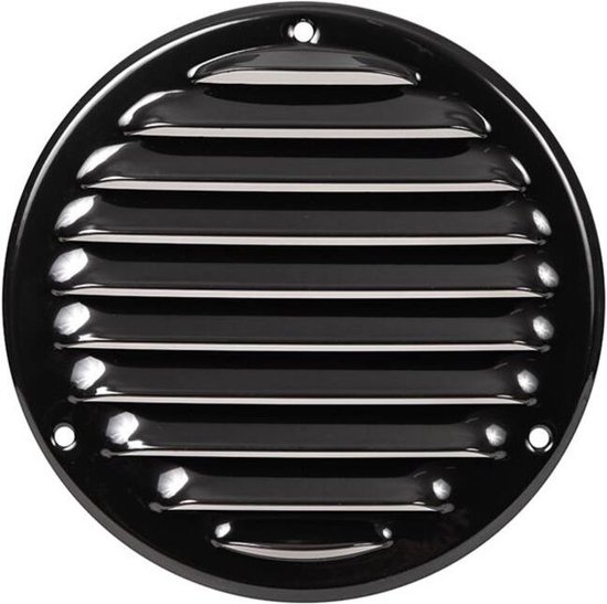 Ventilatierooster - zwart - aluminium - 500 x 60 mm kopen? - Meubelbeslag Online