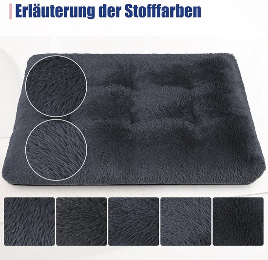 Hondenkussen voor grote en middelgrote honden - Zacht, machinewasbaar, antislip - 90x60 cm van Merkloos — afbeelding 4