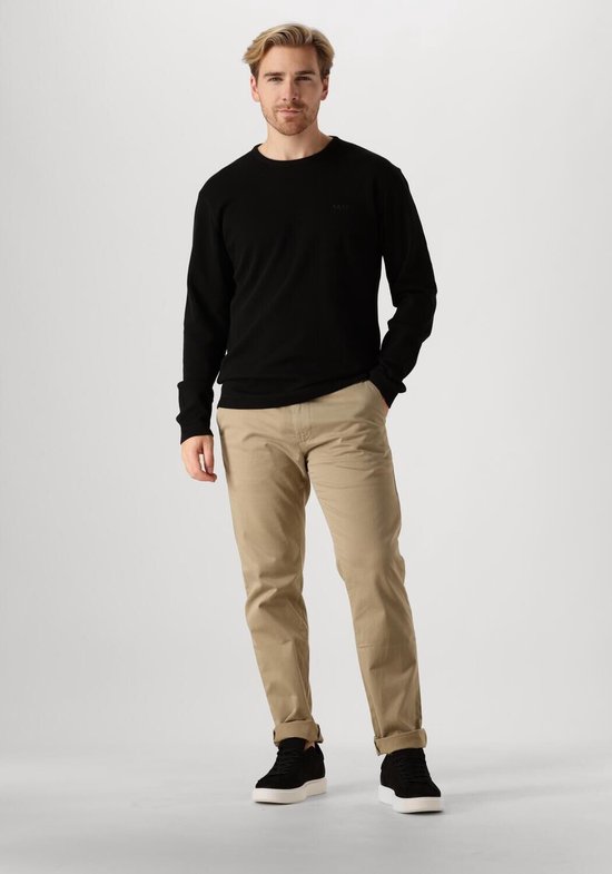 BOSS - Pull Tempesto Zwart - Homme - Taille M - Coupe Regular