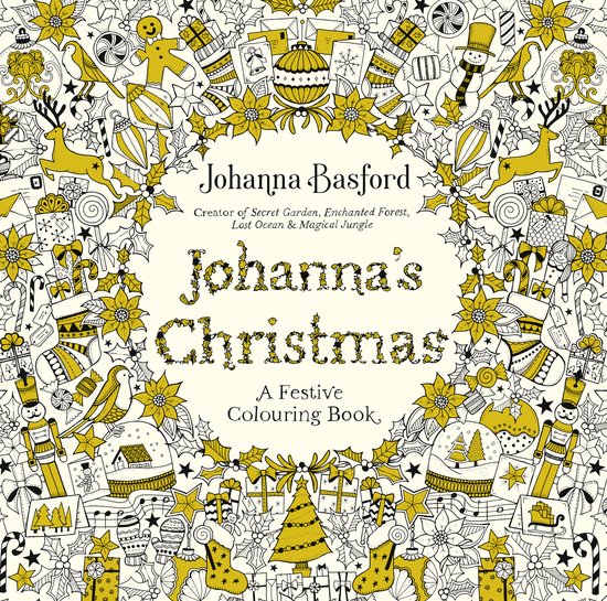 Johanna's Christmas COLOURING BOOK - cover