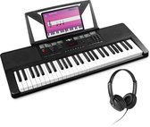 Bol.com MAX Rhapsody54 keyboard piano set met 54 toetsen - Ideaal voor beginners - Met koptelefoon en bladmuziekhouder aanbieding
