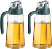Distributeur D'huile D'olive Bouteille En Verre Avec Bec Verseur 125