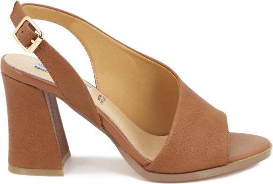 Sandales pour femmes à talons bas femmes décontractées élégantes dentelle ouverte - Cuir - 39 EU sandales à talons bas femmes