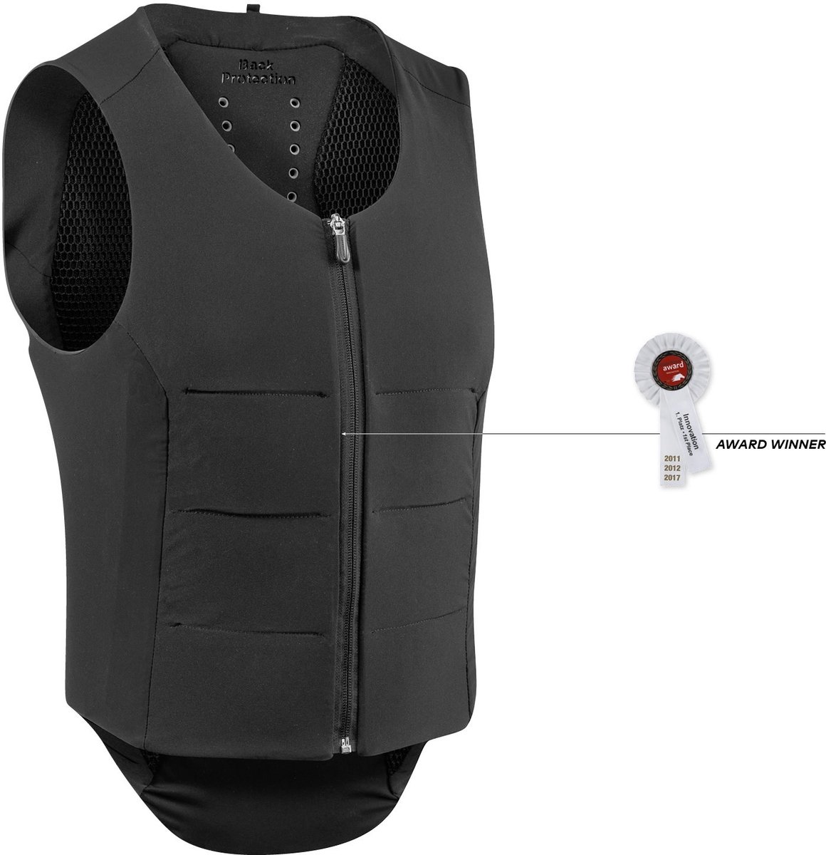 Komperdell FlexFit Regular Rugprotector - maat L - black