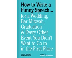 How to Write a Funny Speech…