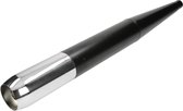 Uitlaatdemper open model 28mm chroom / zwart 6.3 (O.a. Zundapp)