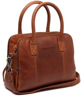 Chesterfield Ezra Waxed Pull Up Schoudertas - Cognac