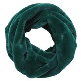 Faux fur col sjaal|Groen|Tube shawl|col sjaal|Nep bont