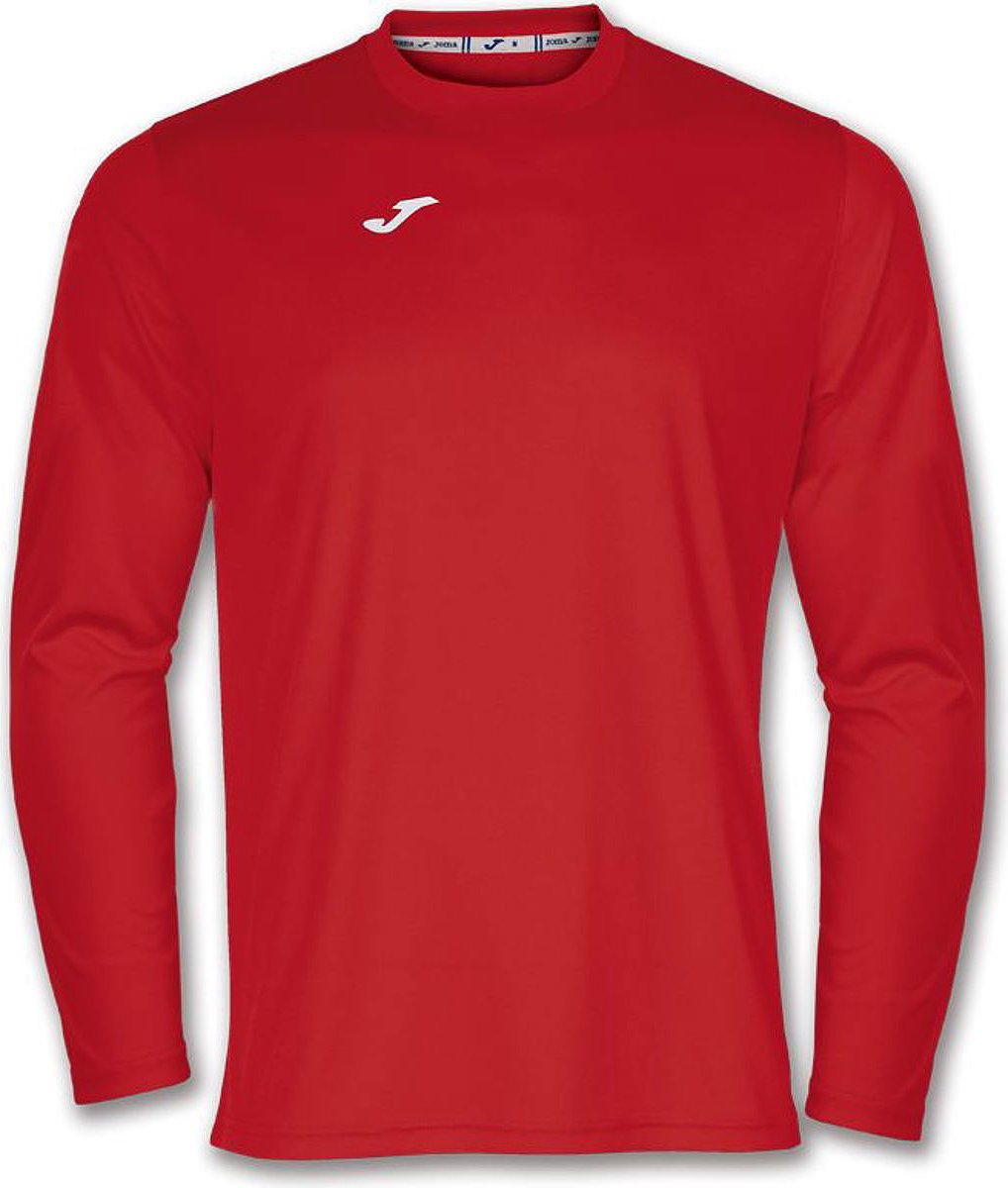 Joma Combi Voetbalshirt Lange Mouw Heren - Rood | Maat: M