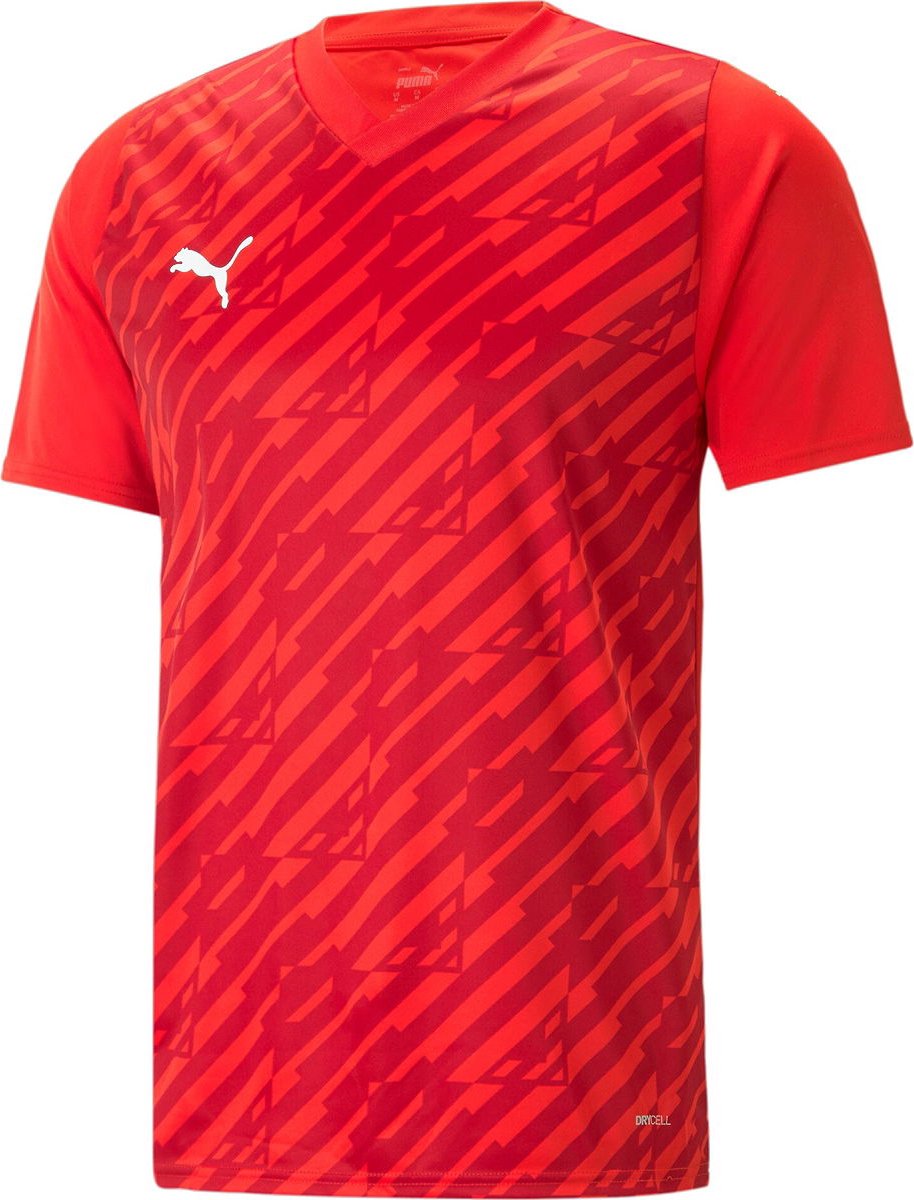 Puma Team Ultimate Shirt Korte Mouw Heren - Rood | Maat: XL