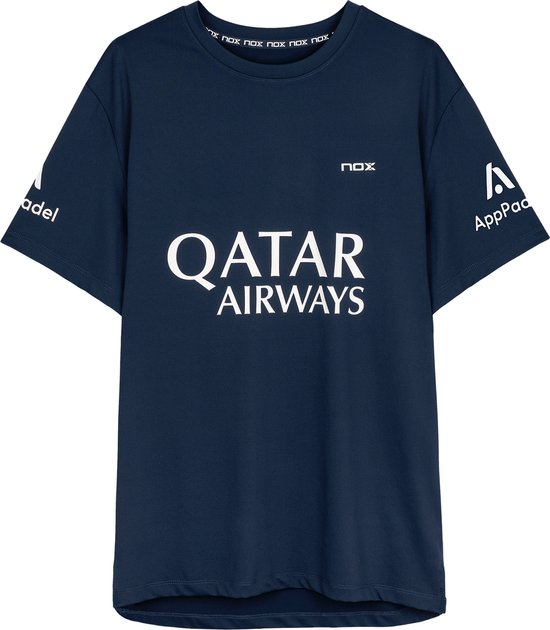 Nox At10 T-shirt Met Korte Mouwen Blauw L Man