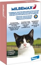 Milbemax Ontworming Tabletten Kat/Kitten 0,5 - 2 kg 2 tabletten