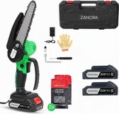 Bol.com Zanora® Garden ZG1 – Mini Kettingzaag – 15 cm Zaagblad – 2 Accu’s – 21V – Incl. 2 Kettingen aanbieding
