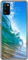 Geschikt voor Samsung Galaxy A41 hoesje - Een close-up van een golf die breekt voor de kust van Hawaii - Siliconen Telefoonhoesje