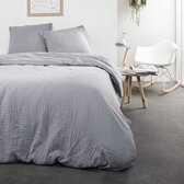 TODAY Dekbedset 220x240 cm - Cotton Gauze - Steel Grey