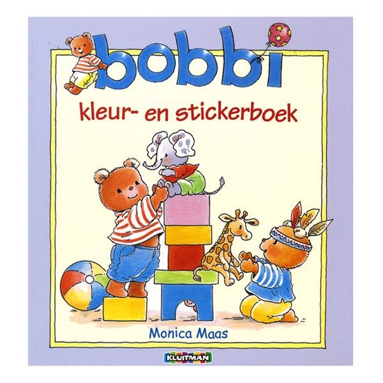 Cover van het boek 'Bobbi het tweede kleur- en stickerboek' van Monica Maas