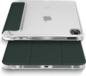 Mobiq - Clear Back Folio Case iPad Mini 6 (2021) | donkergroen