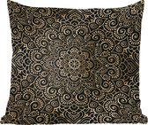Sierkussens - Kussen - Mandala Indiaas patroon - 40x40 cm - Kussen van katoen