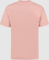Purewhite -  Heren Relaxed Fit    T-shirt  - Roze - Maat XL
