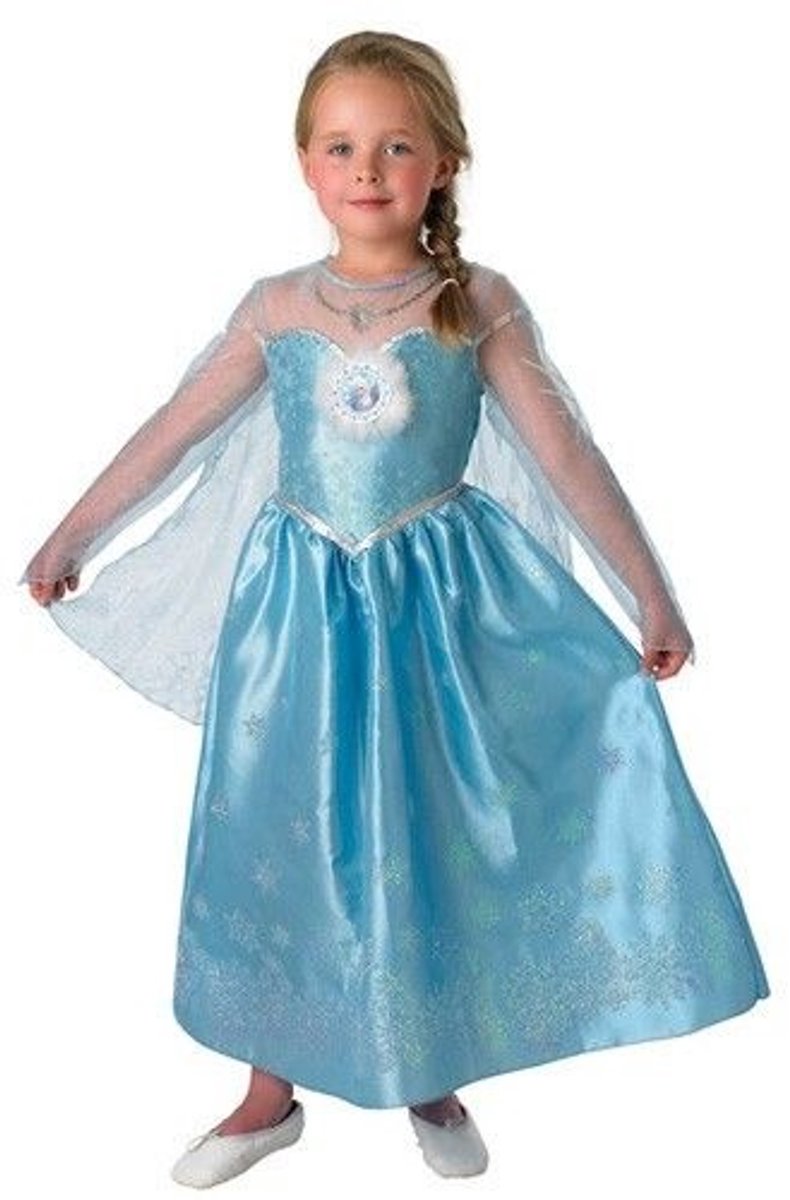 Elsa Jurkje Maat 122 / 128 - Disney Frozen kinderkostuum — afbeelding 4