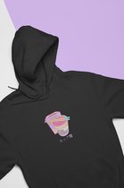 Lila Cup Noodles Hoodie | Japanese Kawaii Food | Anime Merchandise | Unisex Maat S