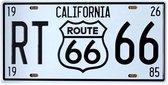 Retro Muur Decoratie uit Metaal Route 66 License Plate 2