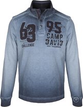 Camp David ® Troyer sweatshirt met gebreide patches en artwork