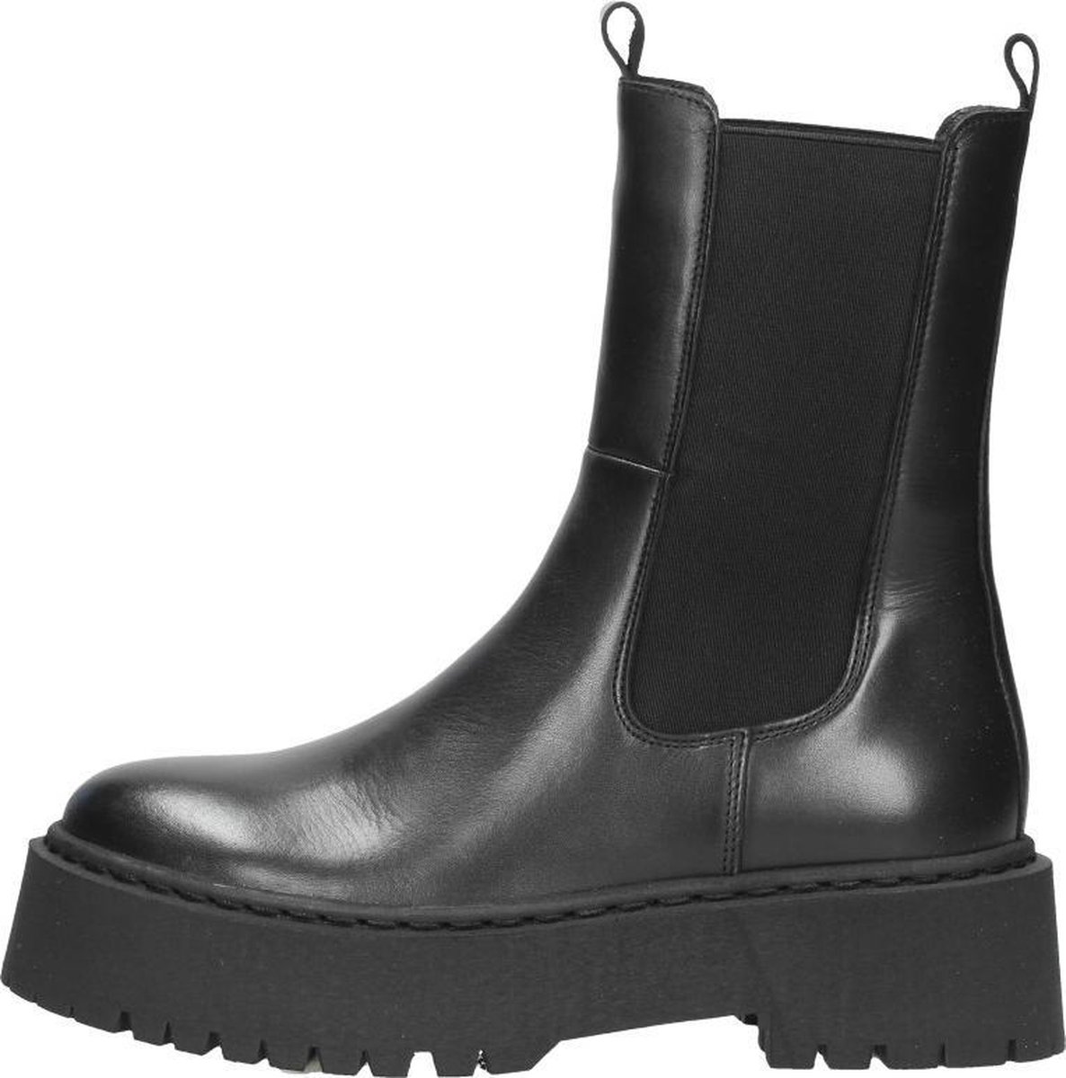 SUB55 Chelsea boots Enkellaarsjes Plat - zwart - Maat 38 | bol.com