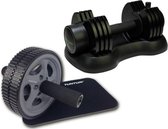 Tunturi - Fitness Set - Verstelbare Dumbbellset 12,5 kg - Trainingswiel