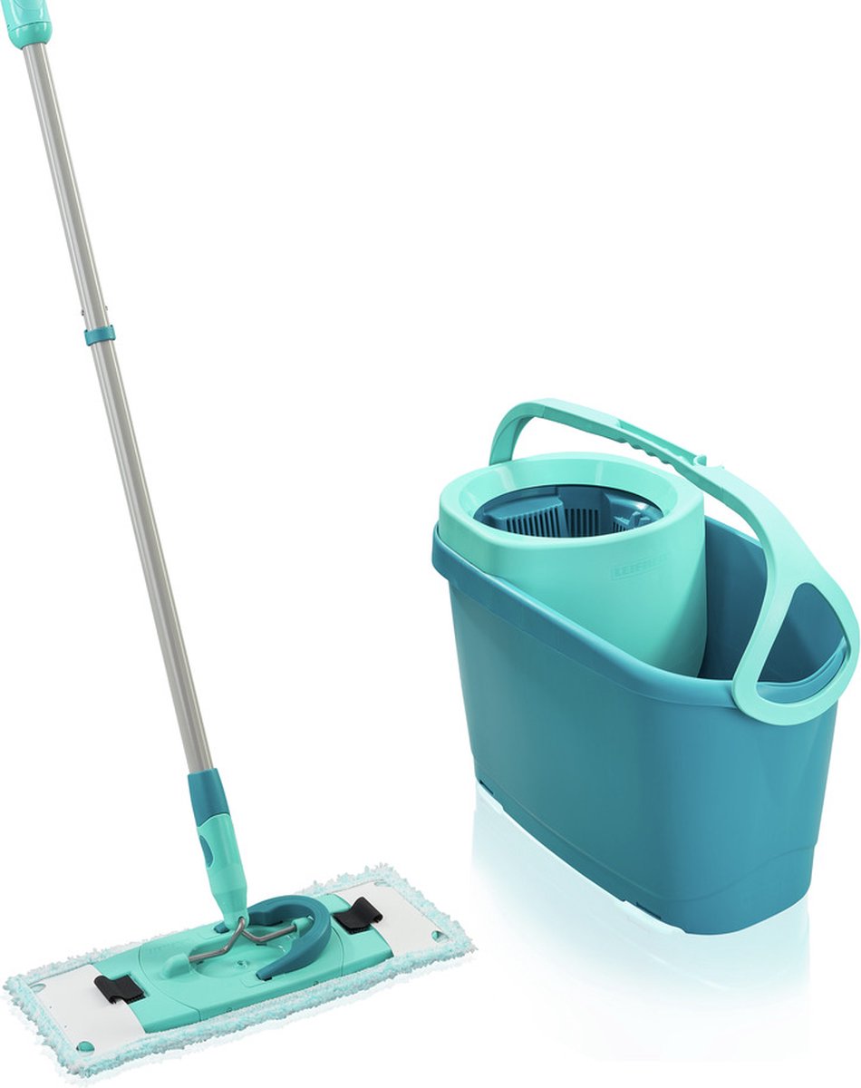 Leifheit - Clean Twist vloerwisser m klittenband ergo - 33 cm dweil set compleet