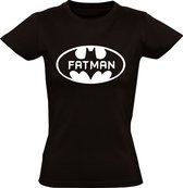 Fatman t-shirt | Fatman | Gotham | superheld | dikzak | over gewicht  | cadeau | Zwart