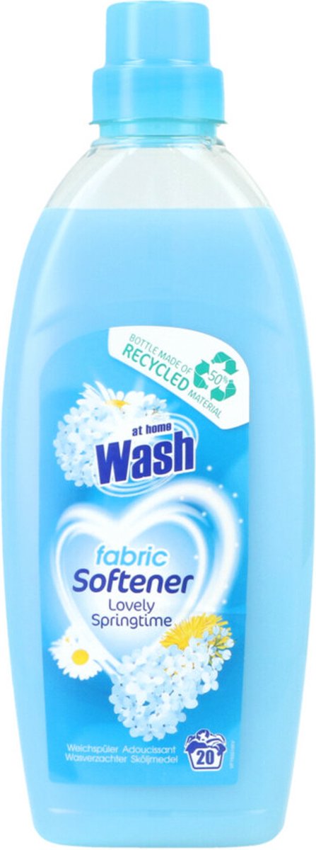 6x At Home Wasverzachter Lovely Springtime 20 Wasbeurten 750 ml
