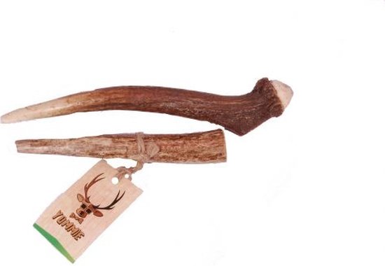 MAIKAI Hertengewei voor honden, maat XL, kauwbot voor 35 kg en meer, duurzame hertenhoorn, bevordert tandhygiëne en adem, natuurlijk speelgoed