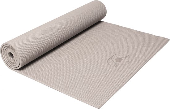 Basispakket yogamat en blok - taupe van Basi — afbeelding 5