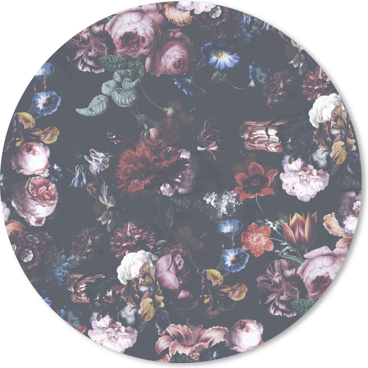 Muismat rond 30x30 cm - Mousepad Bloemen - Lente - Tuin - Ronde muismatten