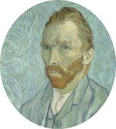 Zelfportret, Vincent van Gogh - Foto op Dibond - ⌀ 80 cm