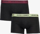 Jack & Jones heren boxershorts 2-pack zwart - Zwart - Maat L