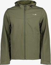 Mountain Peak heren outdoor softshell jas - Groen - Maat 3XL - Winddicht - Ademend materiaal