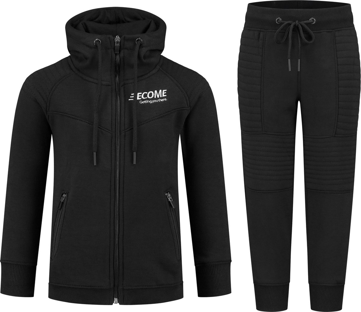 Even&Odd Petite Trainingspak - black/zwart