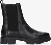 Tango | Romy 9-e black leather chelsea boot detail - black sole | Maat: 42