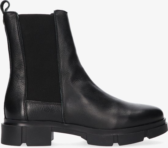 Tango | Romy 9-e black leather chelsea boot detail - black sole | Maat: 42  | bol.com