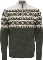 Only & Sons Trui Onsnew Ludvig Half Zip Knit 22020827 Pelican Mannen Maat - XS