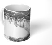 Mok - De Niagarawatervallen in Canada - zwart wit - 350 ML - Beker
