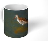 Mok - Rosse grutto in het water in het donker - 350 ML - Beker