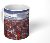 Mok - Schemerige skyline oude stad Sanaa in Jemen - 350 ML - Beker
