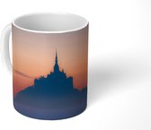 Mok - Mont Saint-Michel in de roze mist - 350 ML - Beker